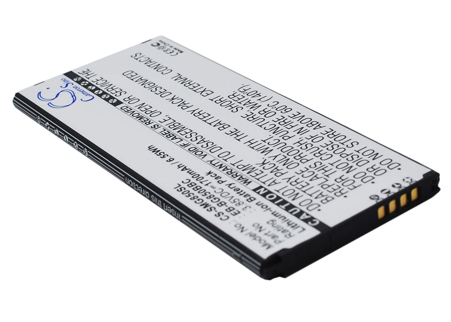 3.85V, 1700mAh, Li-ion Battery fits Samsung, Galaxy Alpha, Galaxy Alpha Lte-a, 6.545Wh