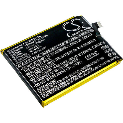 3.85V, 7000mAh, Li-Polymer Battery fits Gionee, M2017, M2017 Dual Sim, 26.95Wh