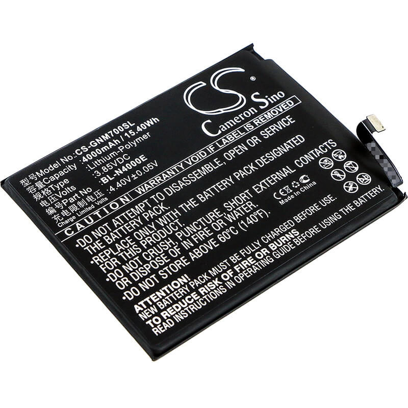 3.85V, 4000mAh, Li-Polymer Battery fits Gionee, M7, M7l, 15.4Wh