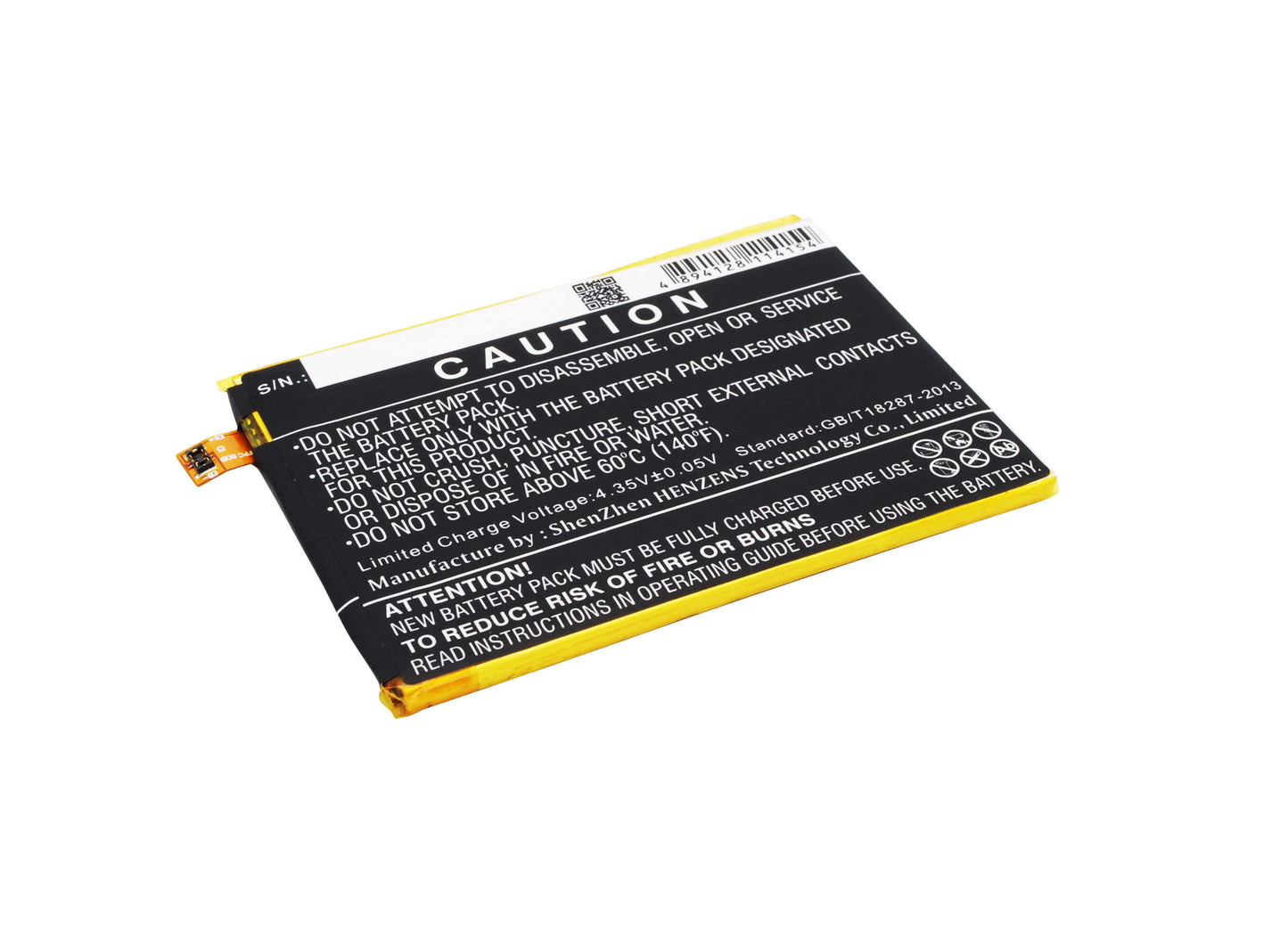 3.8V, 3400mAh, Li-Polymer Battery fits Sony, E6853, E6883, 12.92Wh