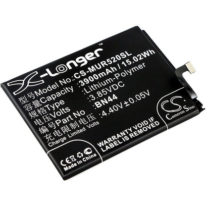 3.85V, 3900mAh, Li-Polymer Battery fits Xiaomi, Mee7, Meg7, 15.015Wh