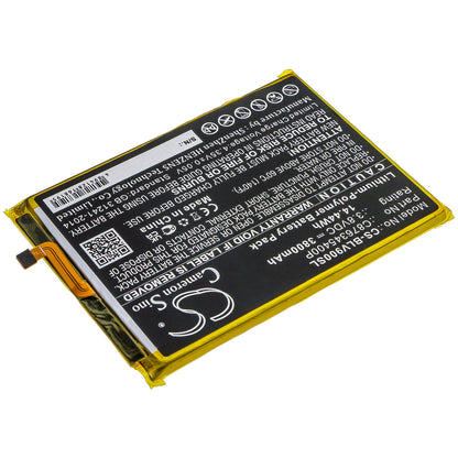 3.8V, 3800mAh, Li-Polymer Battery fits Blu, G8 G0170, V0450uu, 14.44Wh