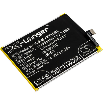 3.85V, 3300mAh, Li-Polymer Battery fits Vivo, Y71, Y71 Dual Sim, 12.705Wh