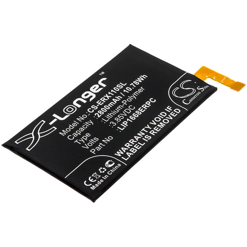 3.85V, 2800mAh, Li-Polymer Battery fits Sony, I3113, I3123, 10.78Wh