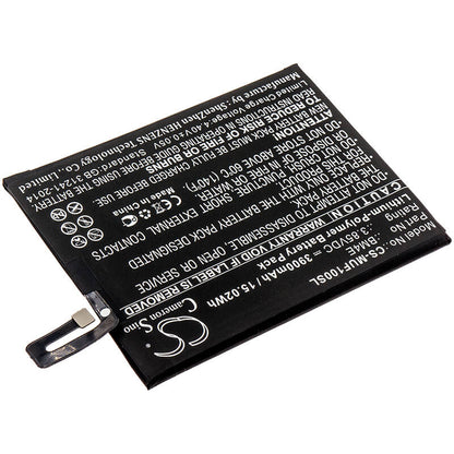 3.85V, 3900mAh, Li-Polymer Battery fits Xiaomi, M1805e10a, Poco F1 Armoured Edition Globa, 15.015Wh
