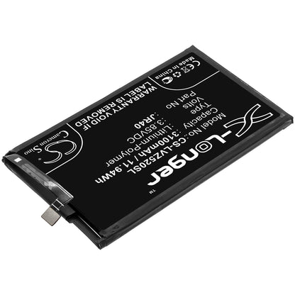 3.85V, 3100mAh, Li-Polymer Battery fits Lenovo, L78031, L78032, 11.935Wh