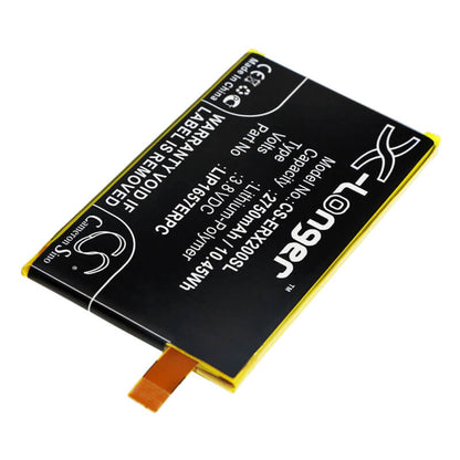 3.8V, 2750mAh, Li-Polymer Battery fits Sony, H8314, H8324, 10.45Wh