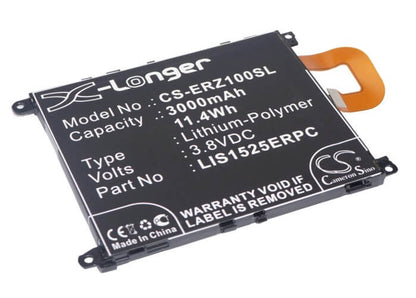 3.8V, 3000mAh, Li-Polymer Battery fits Sony Ericsson, C6902, C6903, 11.4Wh