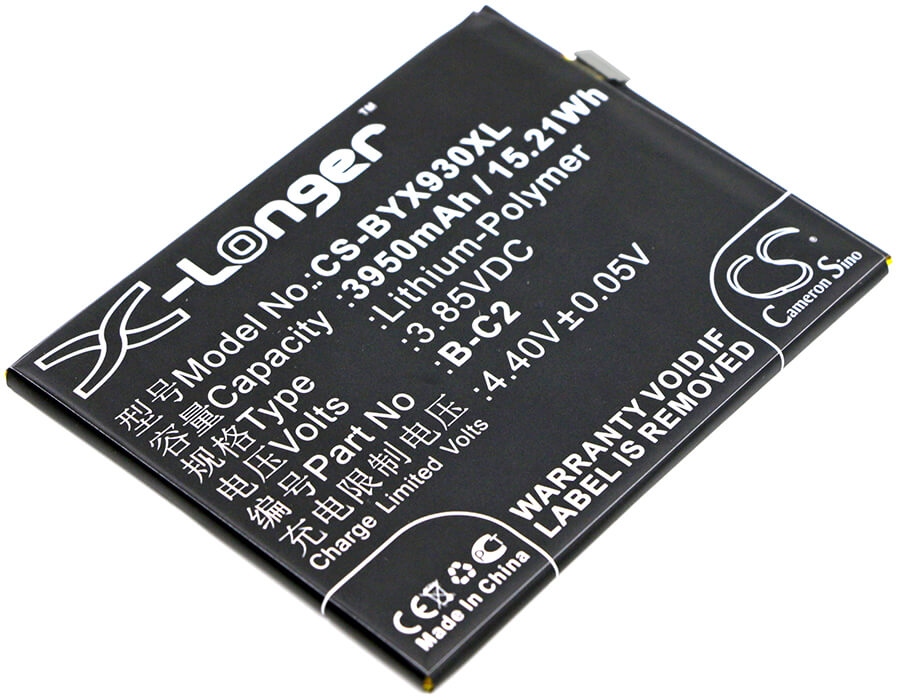 3.85V, 3950mAh, Li-Polymer Battery fits Vivo, X9s Plus, 15.2075Wh