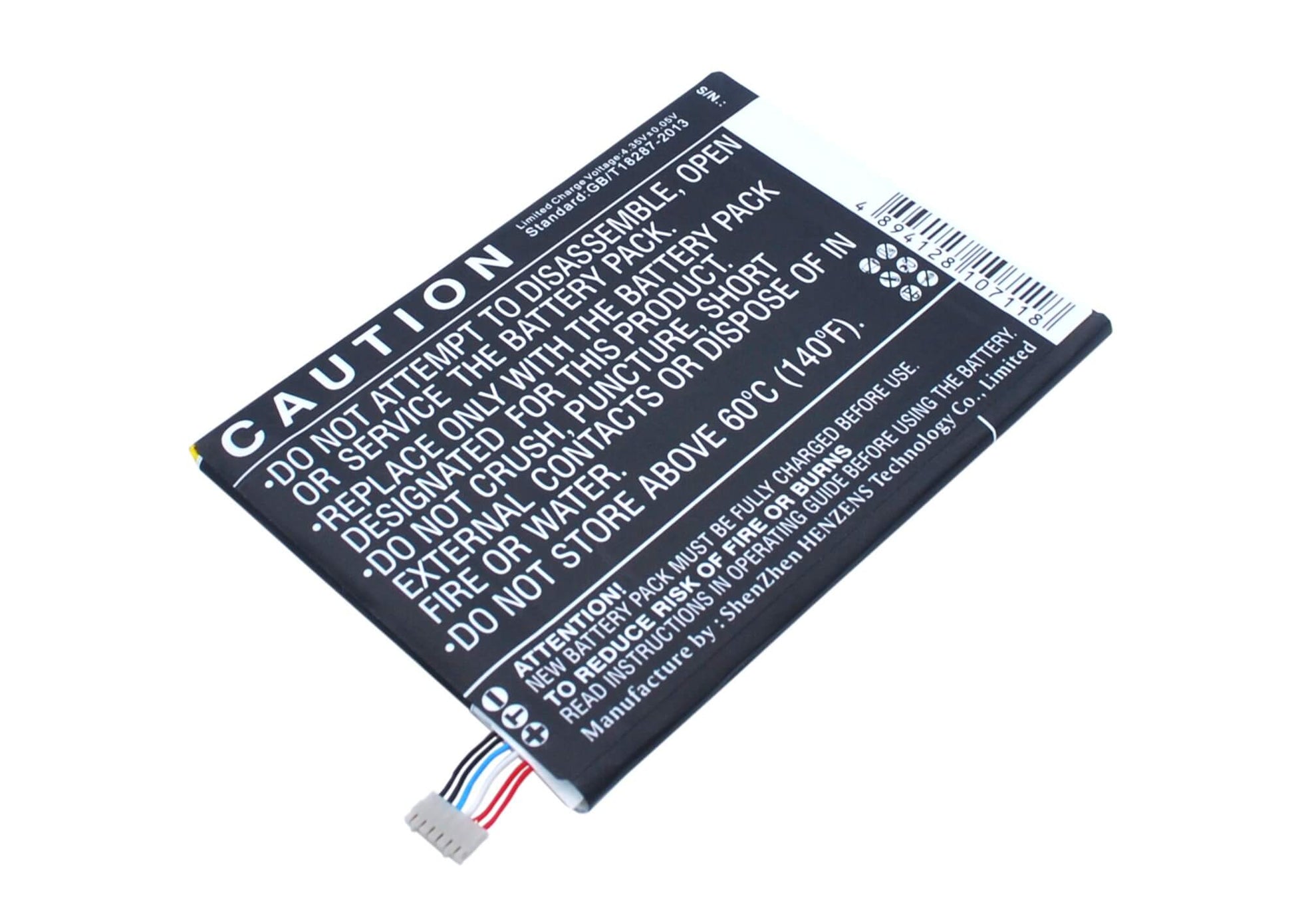 3.8V, 3000mAh, Li-Polymer Battery fits Zte, Ba602, Blade A602, 11.4Wh