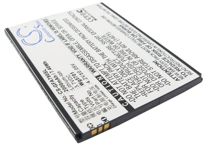 3.7V, 2000mAh, Li-ion Battery fits Gfive, A79+, G7, 7.4Wh