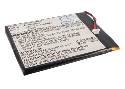 3.7V, 3500mAh, Li-Polymer Battery fits Pandigital, Nova, R70a200, 12.95Wh