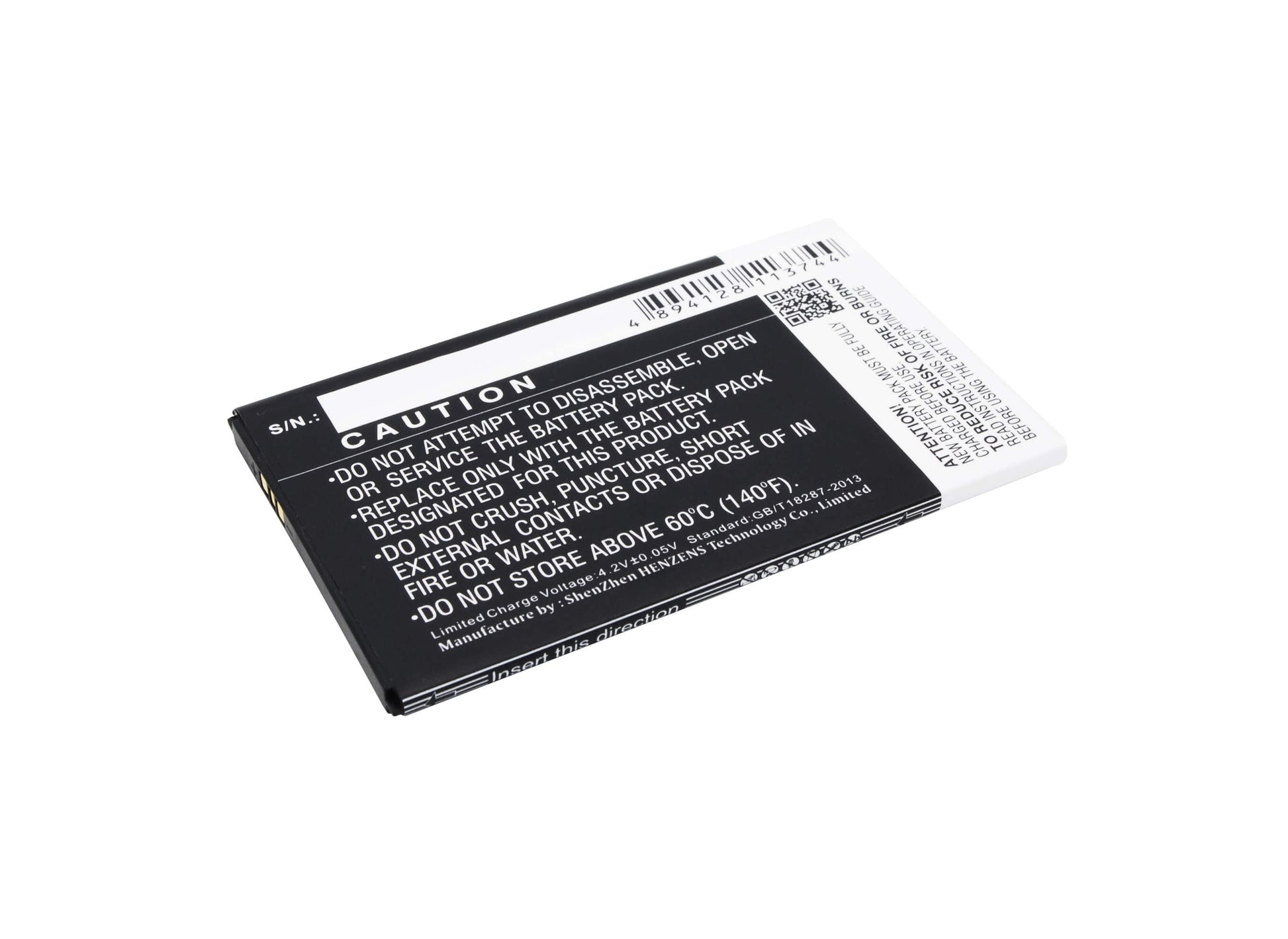 3.7V, 1800mAh, Li-ion Battery fits Pioneer, P2, 6.66Wh