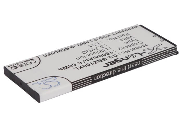 3.7V, 1800mAh, Li-ion Battery fits Blackberry, Bbstl100-4, Bbstl100-4w, 6.66Wh