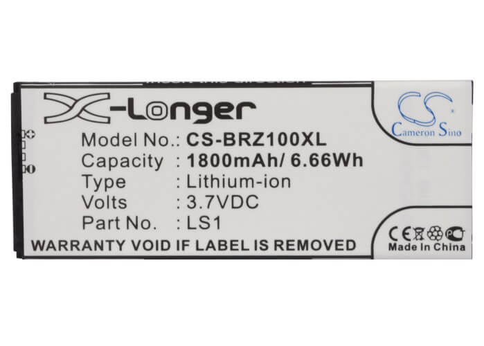 3.7V, 1800mAh, Li-ion Battery fits Porsche Design, P9982, 6.66Wh