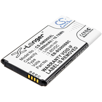 CS-SMI960XL, Mobile, Smartphone 3.85V, 2800mAh, Li-ion Battery fits Samsung, Galaxy Round, Galaxy Round Lte, 10.78Wh