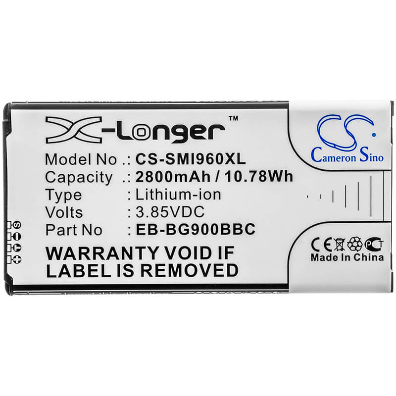 CS-SMI960XL, Mobile, Smartphone 3.85V, 2800mAh, Li-ion Battery fits Samsung, Galaxy Round, Galaxy Round Lte, 10.78Wh