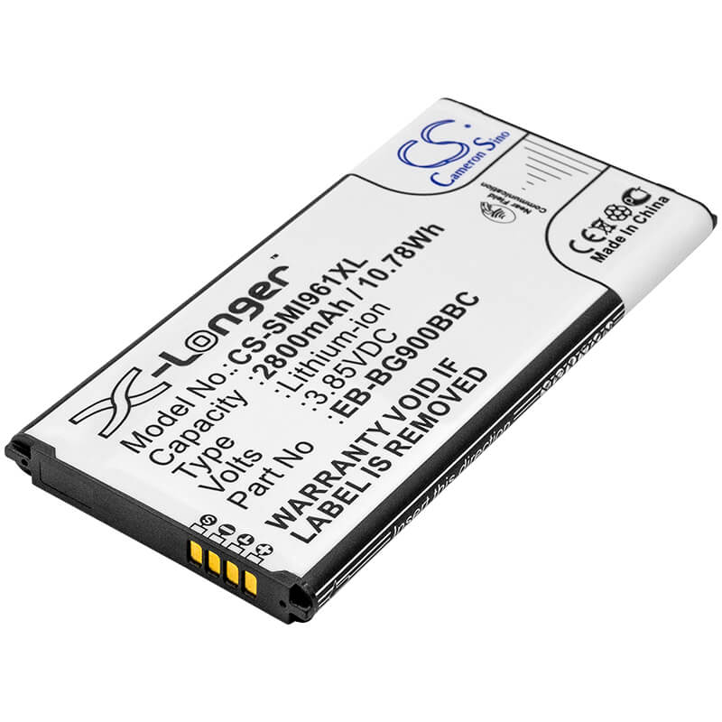 CS-SMI961XL, Mobile, Smartphone 3.85V, 2800mAh, Li-ion Battery fits Samsung, Galaxy Round, Galaxy Round Lte, 10.78Wh