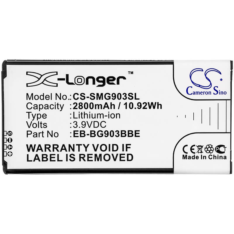 CS-SMG903SL, Mobile, Smartphone 3.9V, 2800mAh, Li-ion Battery fits Samsung, Galaxy S5 Neo, Galaxy S5 Neo Duos, 10.92Wh