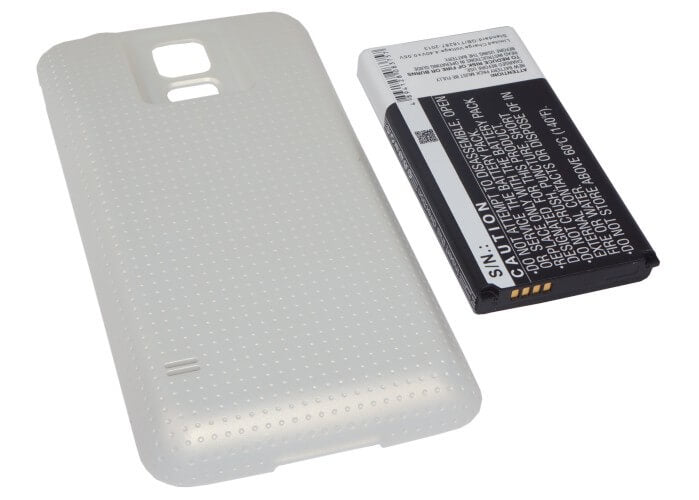 Gold, 3.85V, 5600mAh, Li-ion Battery fits Samsung, Galaxy S5, Galaxy S5 Lte, 21.56Wh