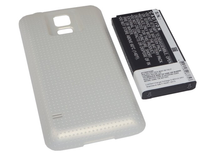 Gold, 3.85V, 5600mAh, Li-ion Battery fits Samsung, Galaxy S5, Galaxy S5 Lte, 21.56Wh
