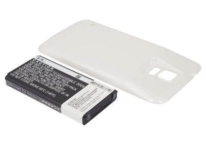 White, 3.85V, 5600mAh, Li-ion Battery fits Samsung, Galaxy S5, Galaxy S5 Lte, 21.56Wh