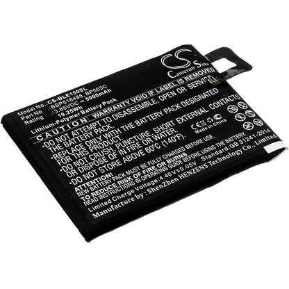 3.85V, 5000mAh, Li-Polymer Battery fits Blu, E150, E150q, 19.25Wh