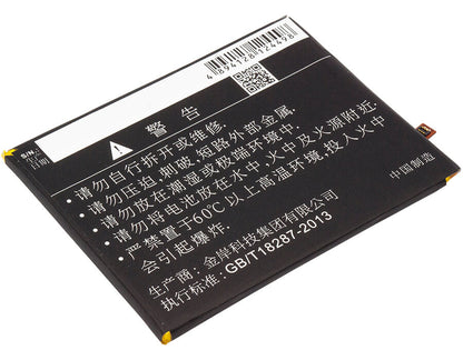 3.85V, 3600mAh, Li-Polymer Battery fits Qihoo, 1509-a00, 360 Q5 Plus, 13.86Wh