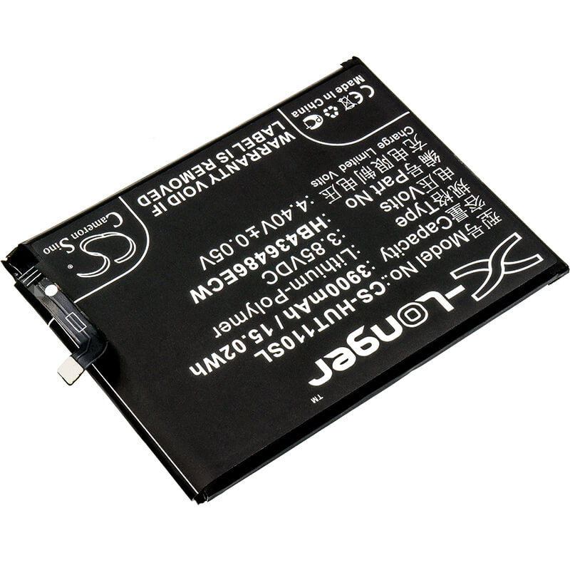 3.85V, 3900mAh, Li-Polymer Battery fits Huawei, Bla-al00, Bla-l09, 15.015Wh