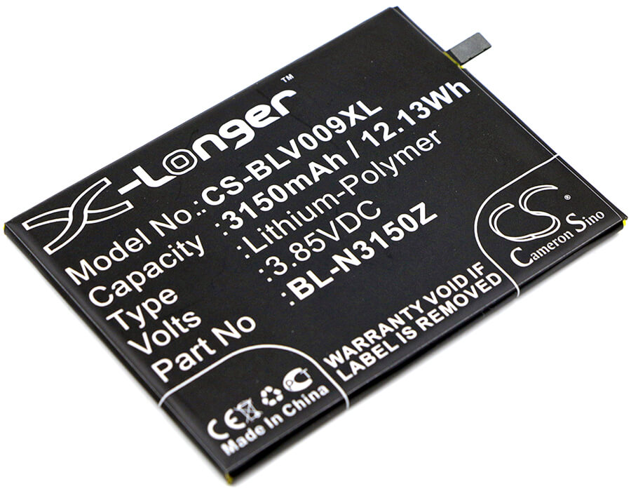 3.85V, 3150mAh, Li-Polymer Battery fits Gionee, Elife S6s, S6s, 12.1275Wh