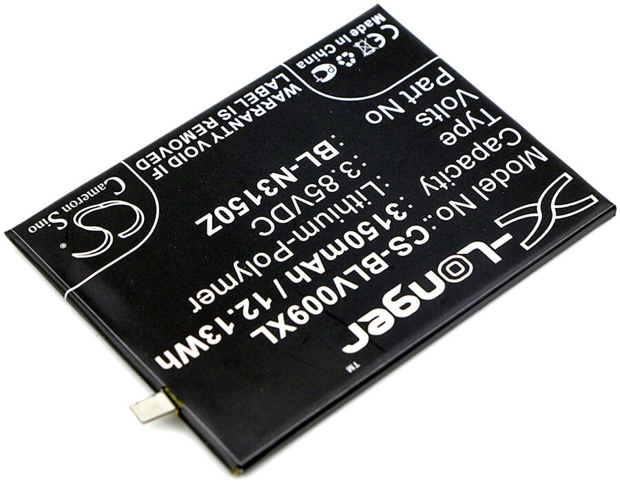3.85V, 3150mAh, Li-Polymer Battery fits Gionee, Elife S6s, S6s, 12.1275Wh
