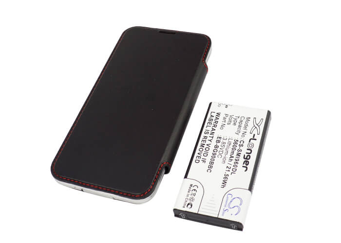 Black, 3.85V, 5600mAh, Li-ion Battery fits Samsung, Galaxy S5, Galaxy S5 Lte, 21.56Wh