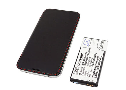 Black, 3.85V, 5600mAh, Li-ion Battery fits Samsung, Galaxy S5, Galaxy S5 Lte, 21.56Wh