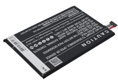 3.8V, 3100mAh, Li-Polymer Battery fits Alcatel, M811, M812, 11.78Wh