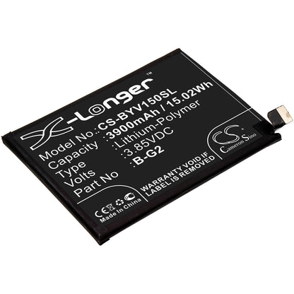 3.85V, 3900mAh, Li-Polymer Battery fits Vivo, V15, V1831, 15.015Wh