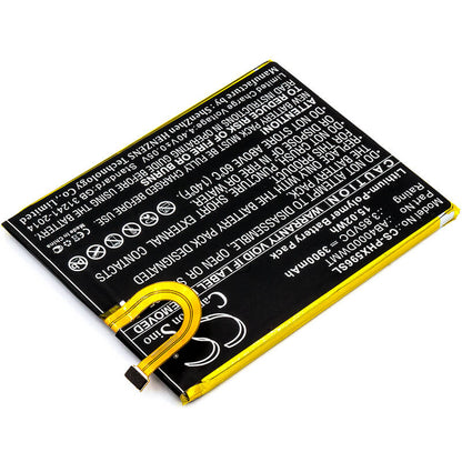 3.85V, 3900mAh, Li-Polymer Battery fits Philips, Xenium Ctx596, Xenium X596, 15.015Wh