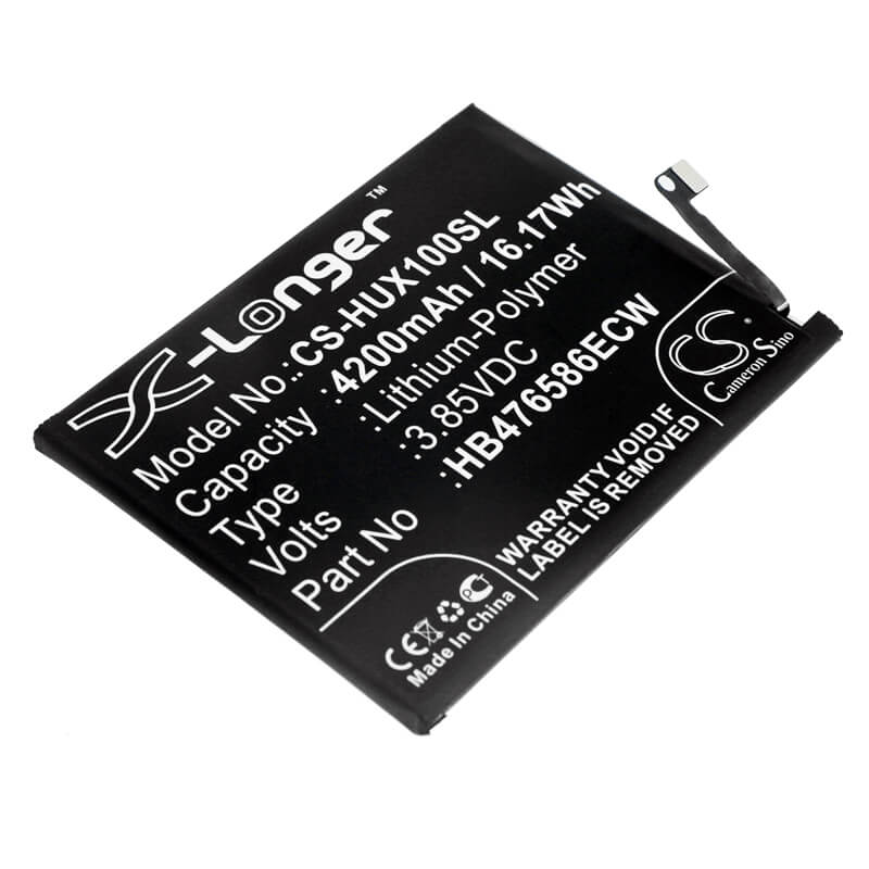 3.85V, 4200mAh, Li-Polymer Battery fits Huawei, Honor X10, Honor X10 5g, 16.17Wh