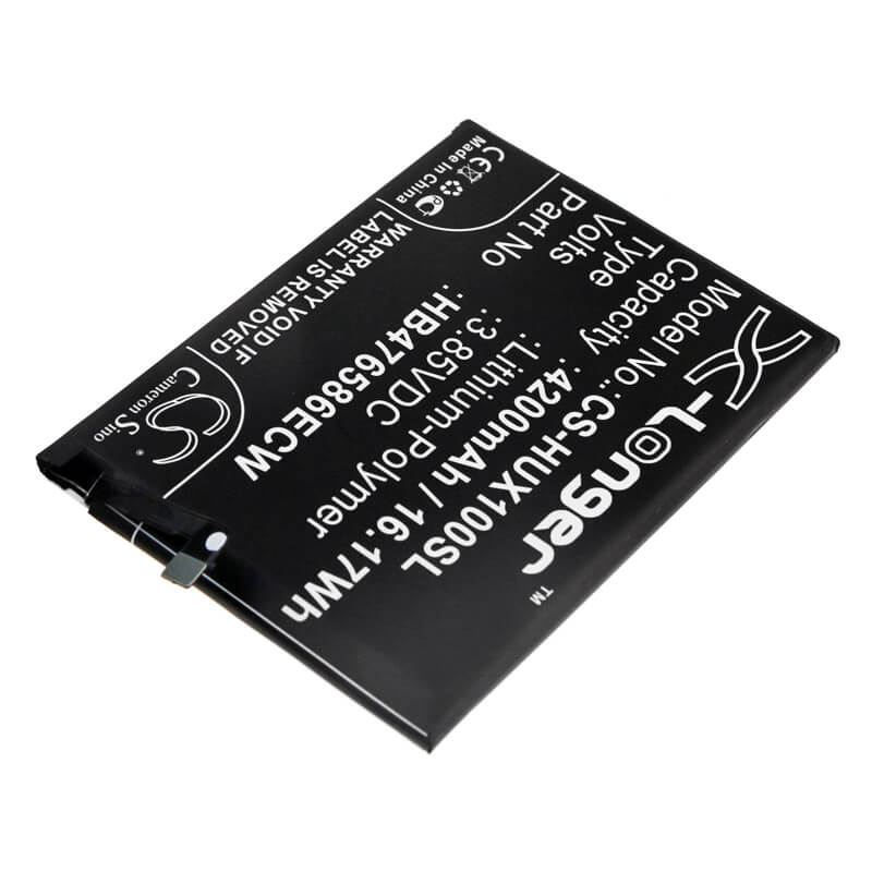 3.85V, 4200mAh, Li-Polymer Battery fits Huawei, Honor X10, Honor X10 5g, 16.17Wh