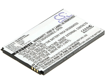 3.7V, 1850mAh, Li-Polymer Battery fits Green Orange, M2, Q200, 6.845Wh