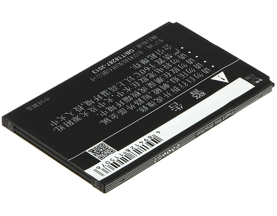 3.7V, 1850mAh, Li-Polymer Battery fits Green Orange, M2, Q200, 6.845Wh