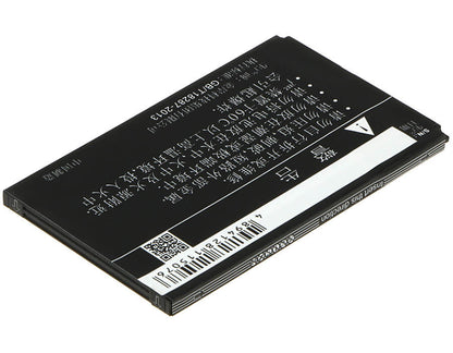 3.7V, 1850mAh, Li-Polymer Battery fits Green Orange, M2, Q200, 6.845Wh