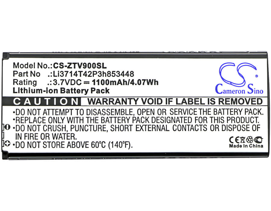3.7V, 1100mAh, Li-ion Battery fits M??????, Sp-w1, 4.07Wh