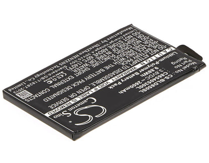 3.8V, 2600mAh, Li-Polymer Battery fits Blu, D850q, S0190uu, 9.88Wh