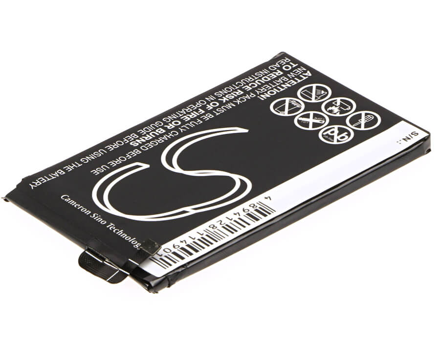 3.8V, 2600mAh, Li-Polymer Battery fits Blu, D850q, S0190uu, 9.88Wh