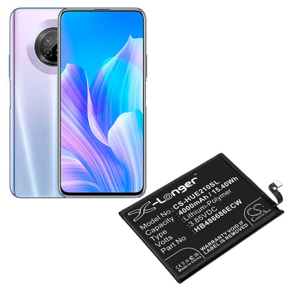 3.85V, 4000mAh, Li-Polymer Battery fits Huawei, Changxiang 20 Plus, Enjoy 20 Plus, 15.4Wh