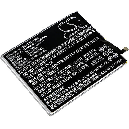 3.85V, 3400mAh, Li-Polymer Battery fits Gionee, S11, S11 Dual Sim, 13.09Wh