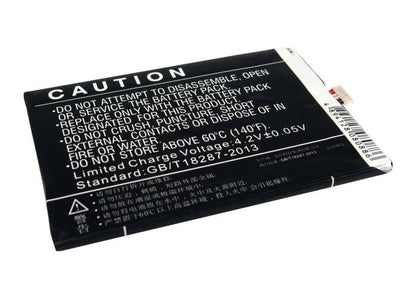 3.7V, 2000mAh, Li-Polymer Battery fits Bbk, Vivo X1, Vivo X1s, 7.4Wh