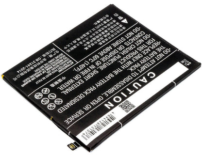 3.85V, 3450mAh, Li-Polymer Battery fits Gionee, Elife S10, Elife S10 Dual Sim, 13.2825Wh