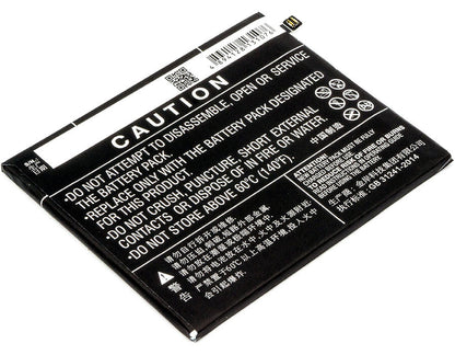 3.85V, 3450mAh, Li-Polymer Battery fits Gionee, Elife S10, Elife S10 Dual Sim, 13.2825Wh