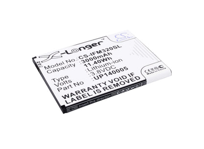 3.8V, 3000mAh, Li-Polymer Battery fits Infocus, M320, M320m, 11.4Wh